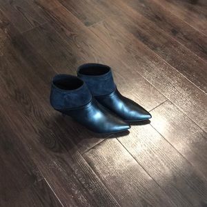 Tibi Jean Boot - Navy - 40.5 (10.5) Women’s